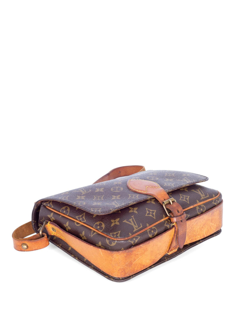 Louis Vuitton Monogram Flap Messenger Bag Brown-designer resale