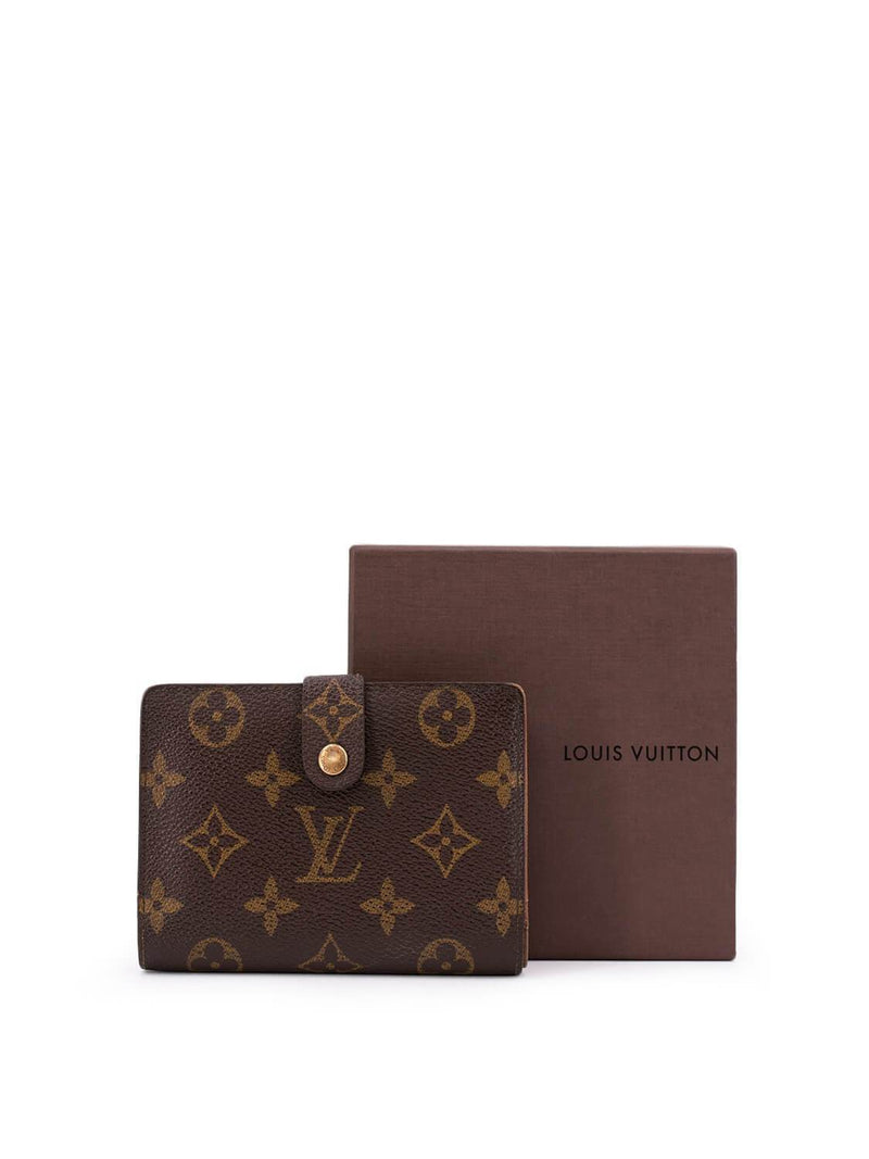 Louis Vuitton Monogram French Purse Wallet Brown-designer resale