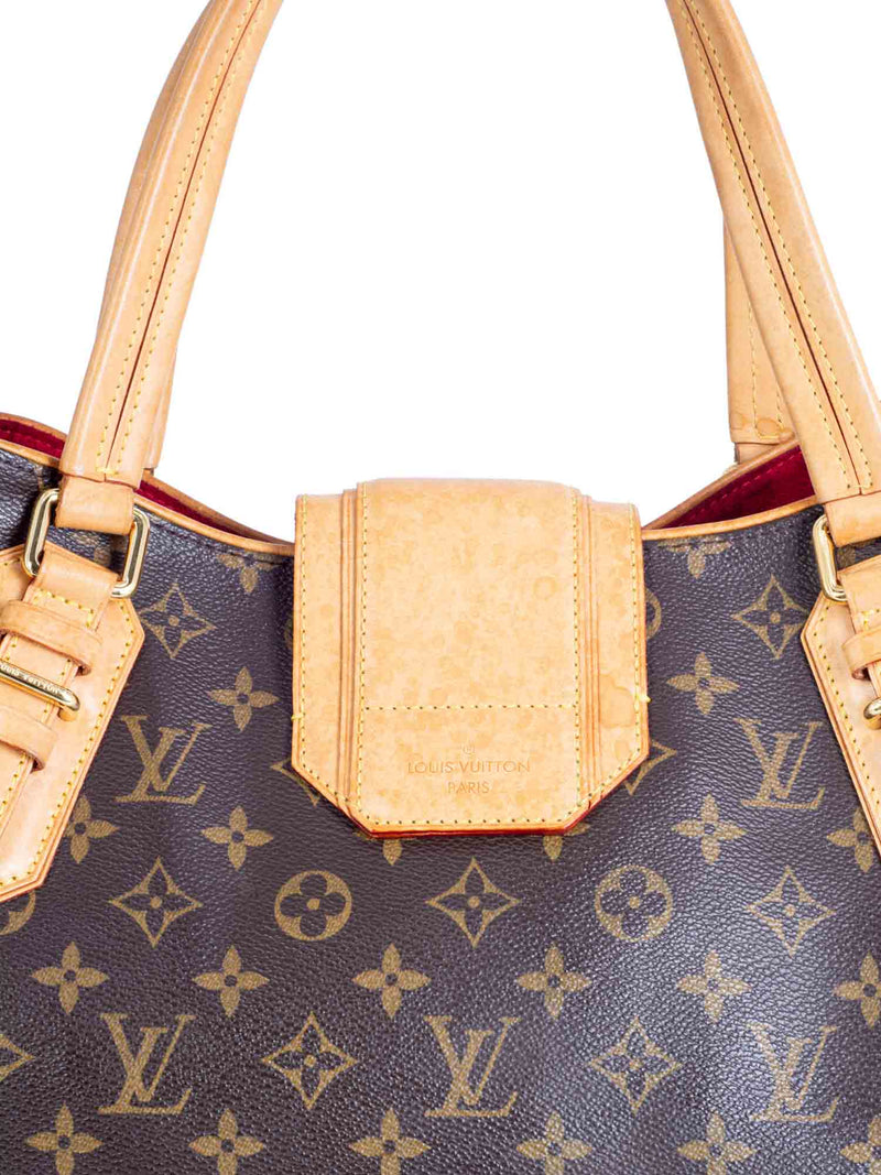 Louis Vuitton Monogram Large Shopper Bag Brown