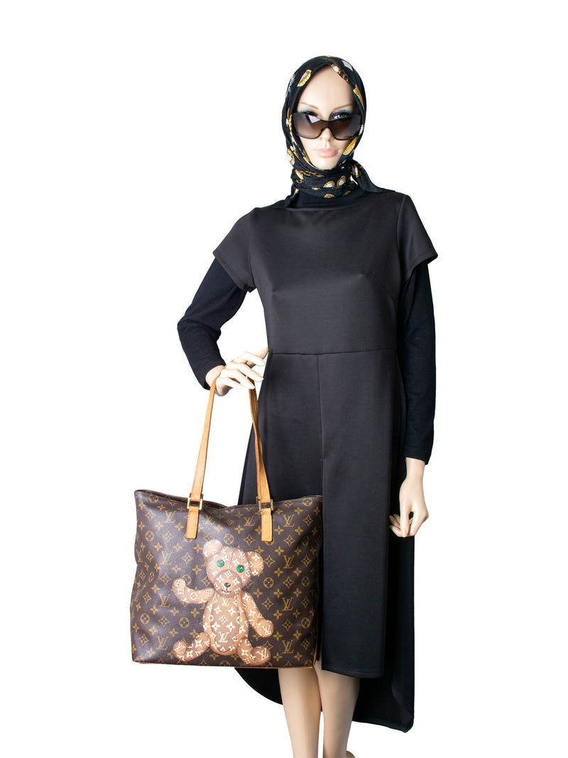 Louis Vuitton Monogram Hand Painted Mezzo Bag GM Brown-designer resale