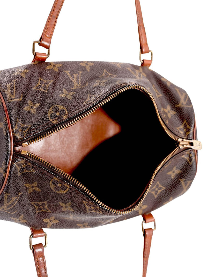 Louis Vuitton Monogram Hand Painted Papillon Bag 26 Brown-designer resale