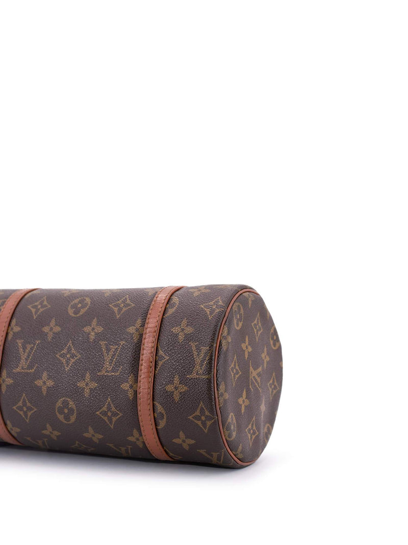 Louis Vuitton Papillon 26 Brown Monogram Canvas Top Handle Bag