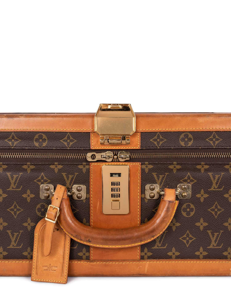 Louis Vuitton Monogram Hard Trunk Bag Brown