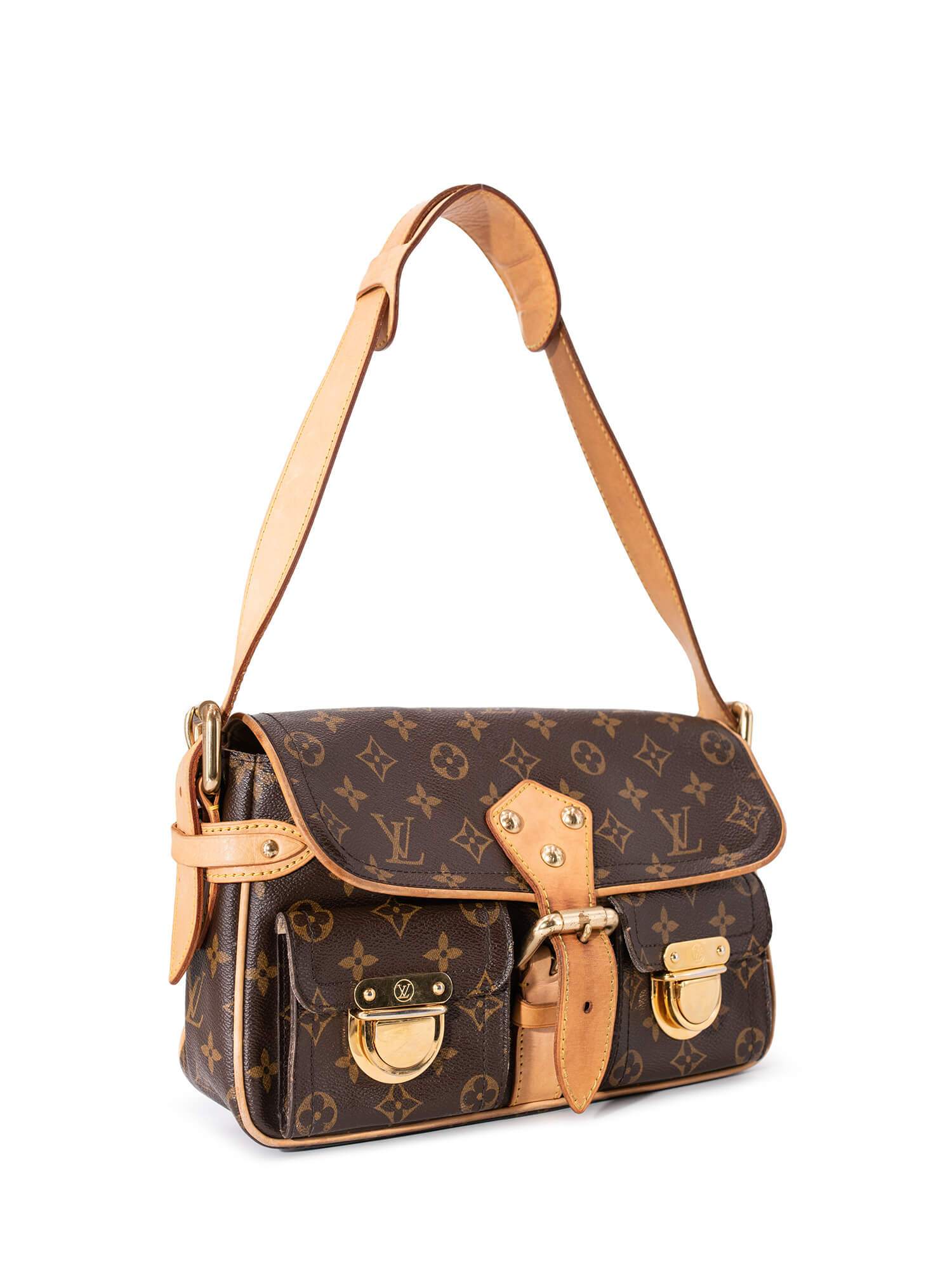 Louis Vuitton Monogram Hudson Bag PM Brown-designer resale