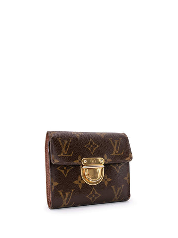 Louis Vuitton Monogram Hudson Wallet Brown-designer resale