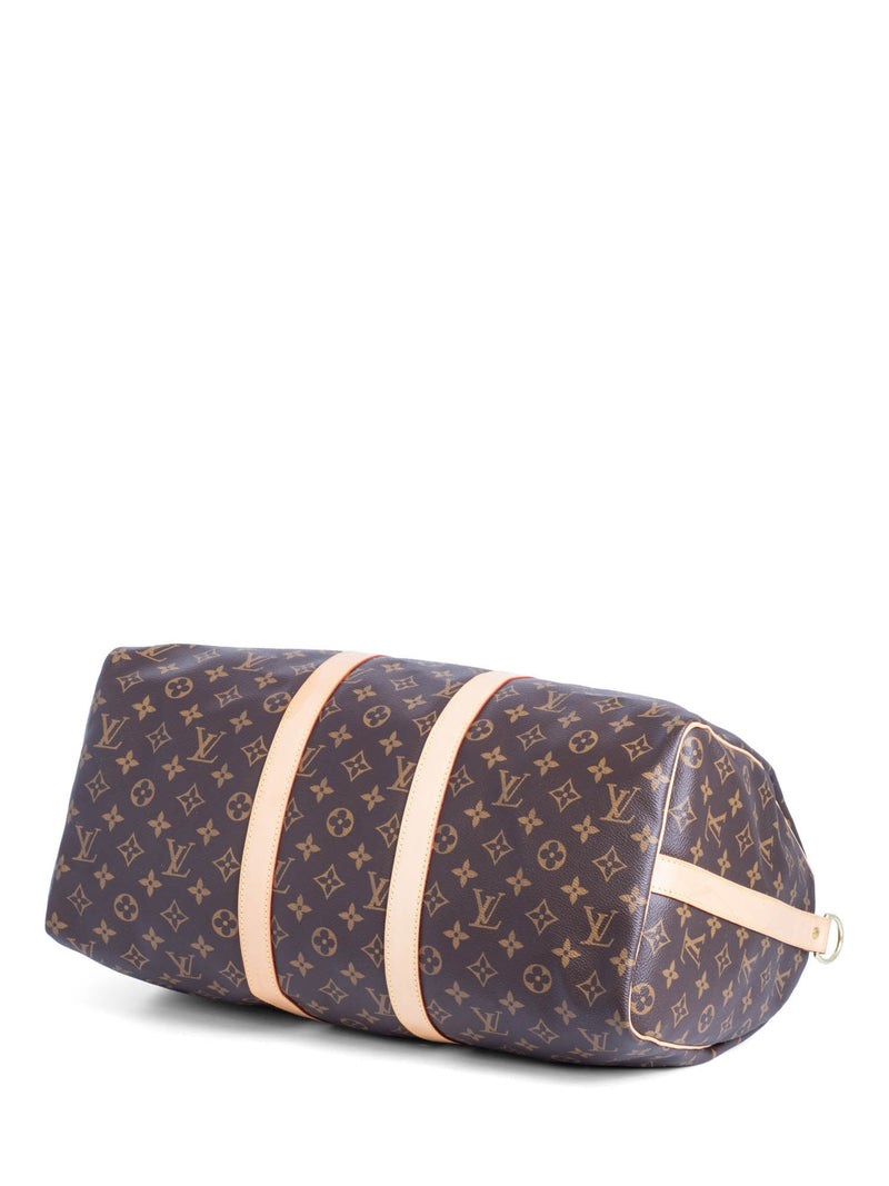 Louis Vuitton 100% Canvas Brown Monogram Keepall 55 One Size - 61% off