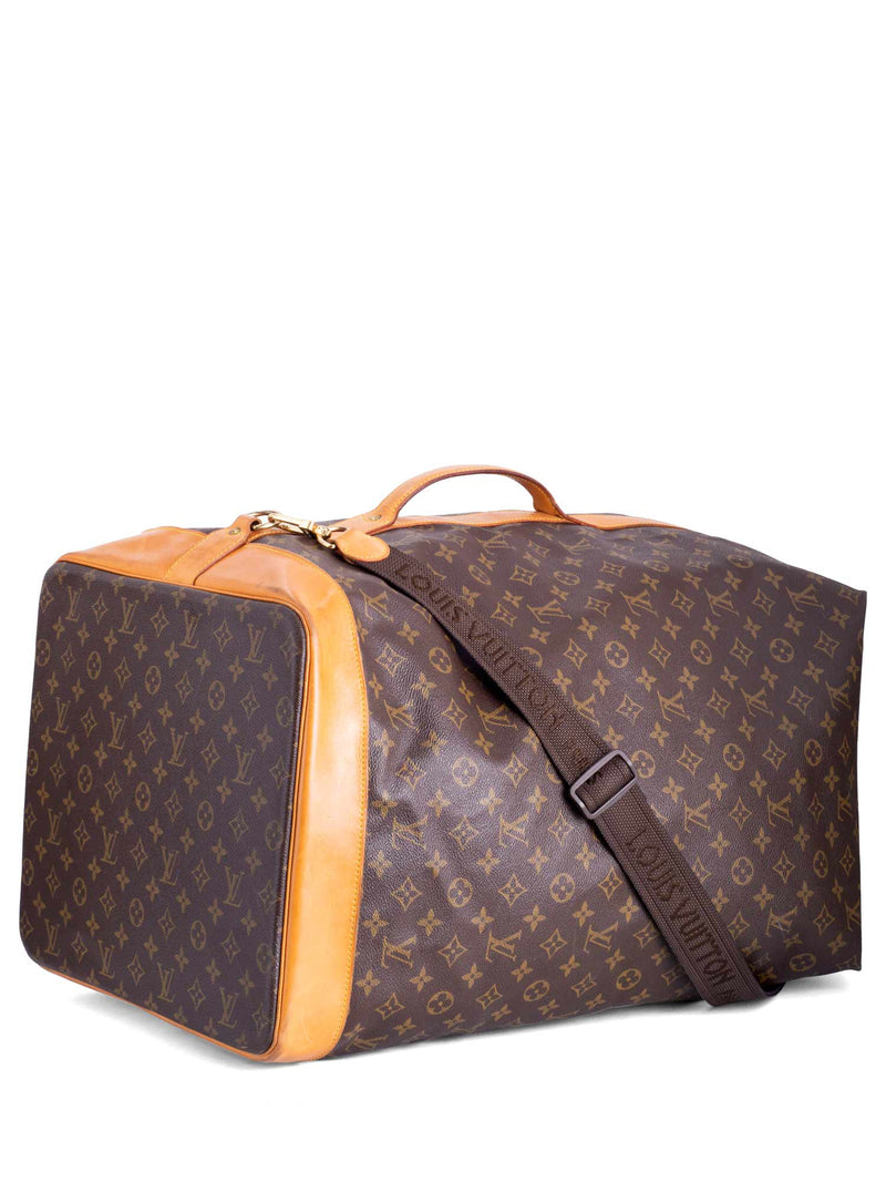 Louis Vuitton Monogram Keepall 45 Duffle Bag Carry On Leather