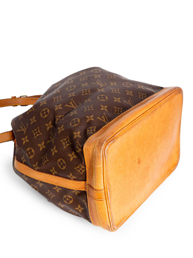 Louis Vuitton Monogram Large Drawstring Bucket Bag Brown-designer resale