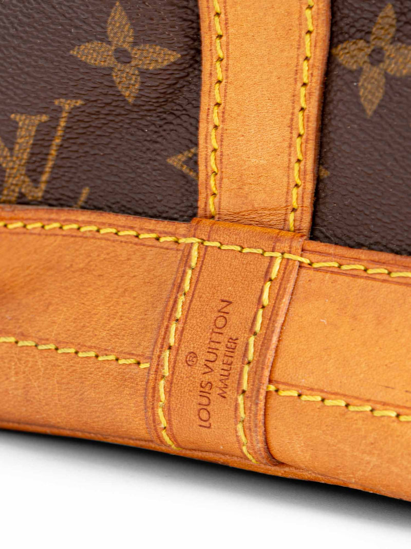 Louis Vuitton Monogram Large Drawstring Bucket Bag Brown-designer resale