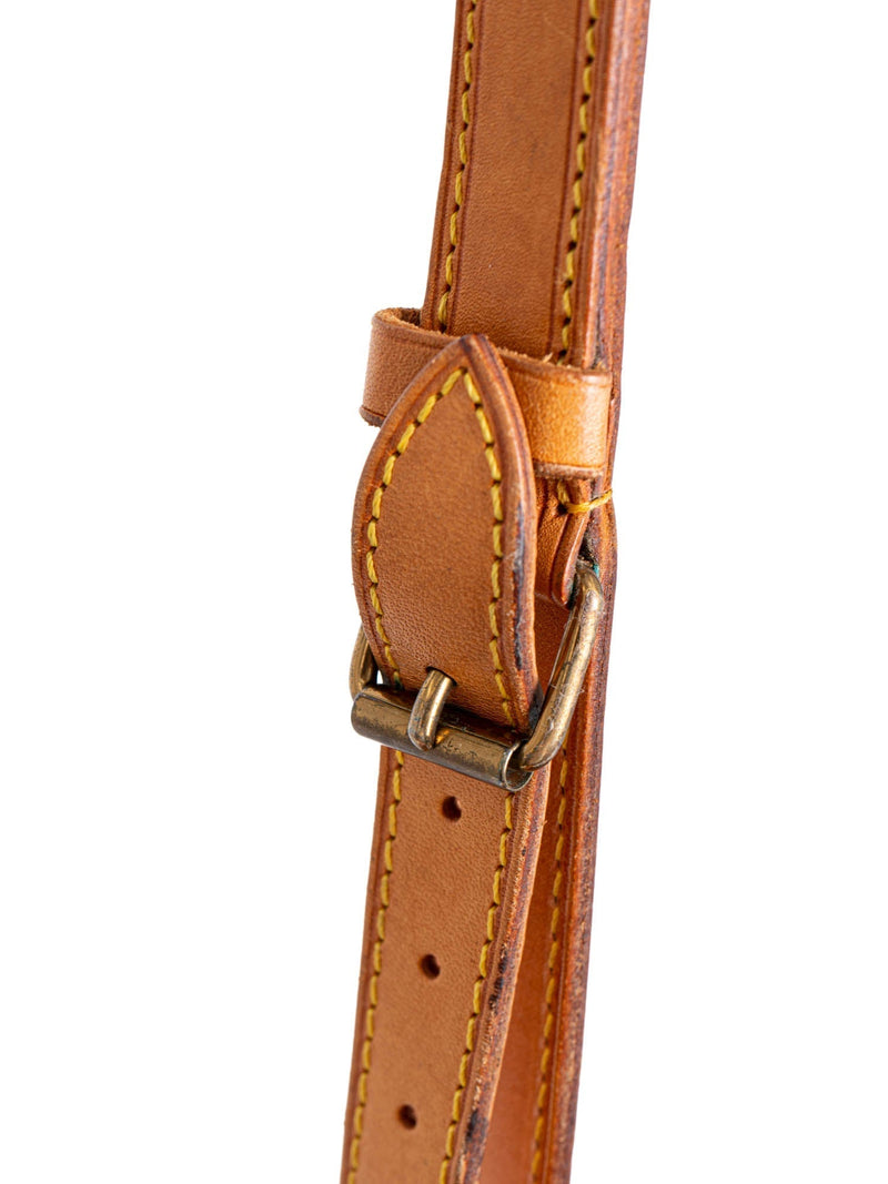 brown leather shoulder strap for louis vuitton