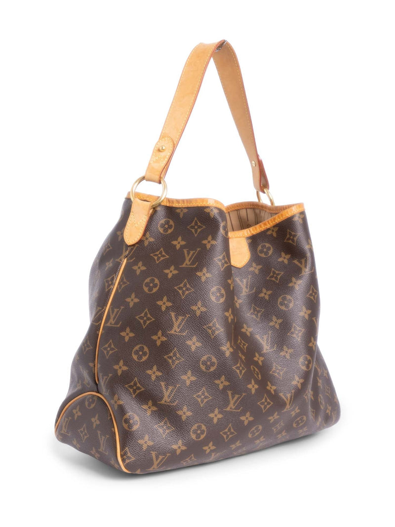 Louis Vuitton Monogram Large Hobo Bag Brown