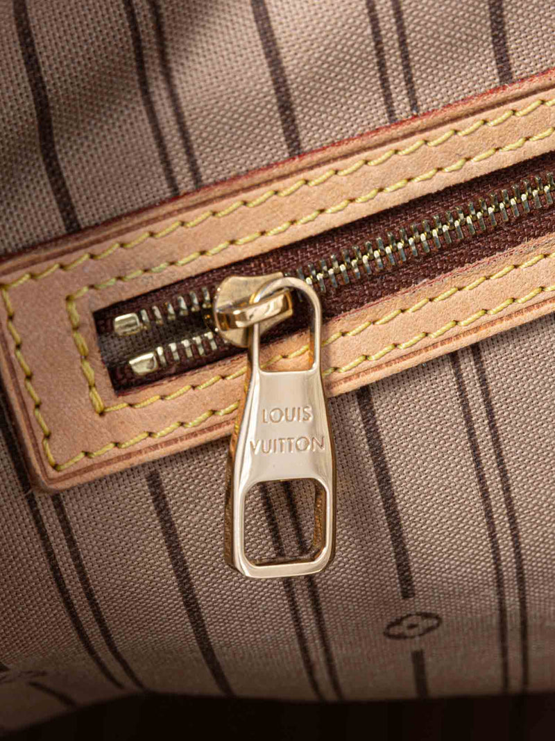 Louis Vuitton Brown Monogram Zipper Detail Hobo in 2023