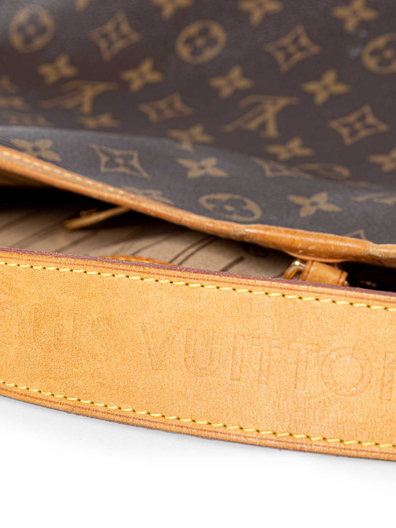 Louis Vuitton Monogram Large Hobo Bag Brown-designer resale