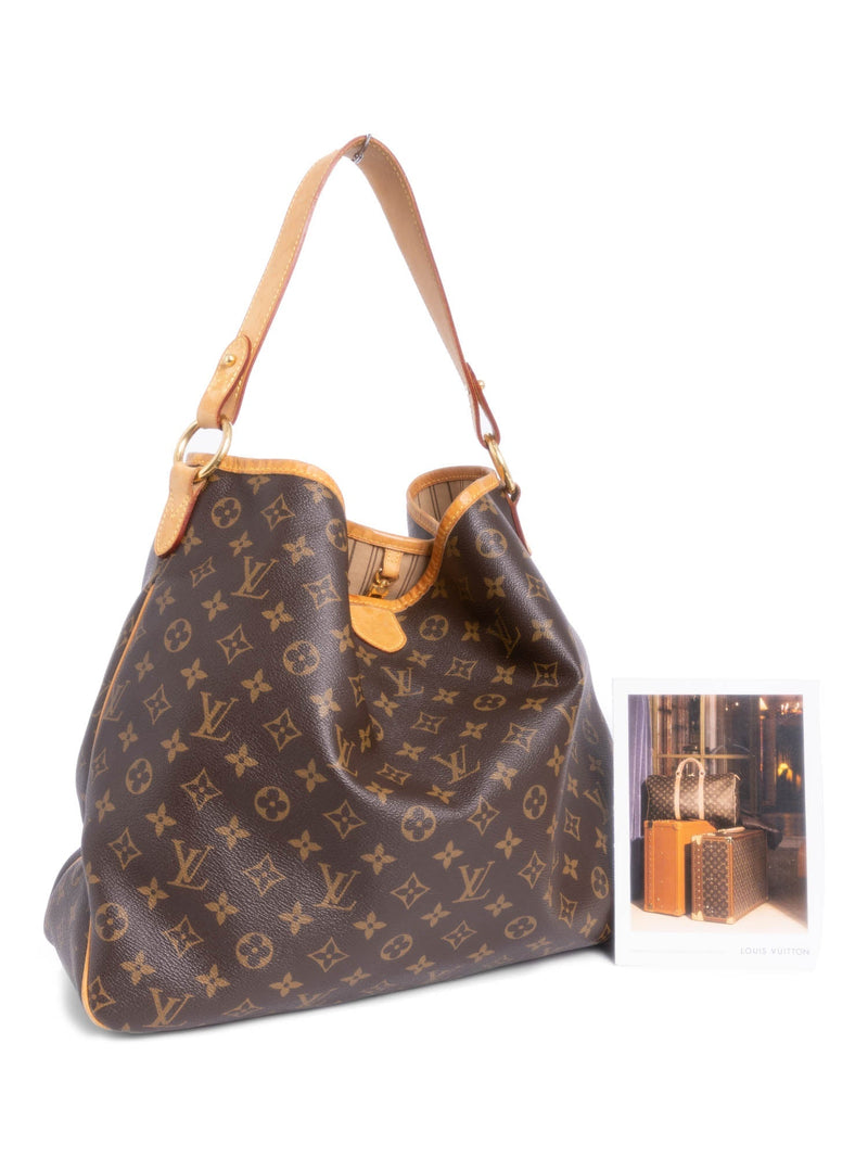 Louis Vuitton Monogram Large Hobo Bag Brown-designer resale