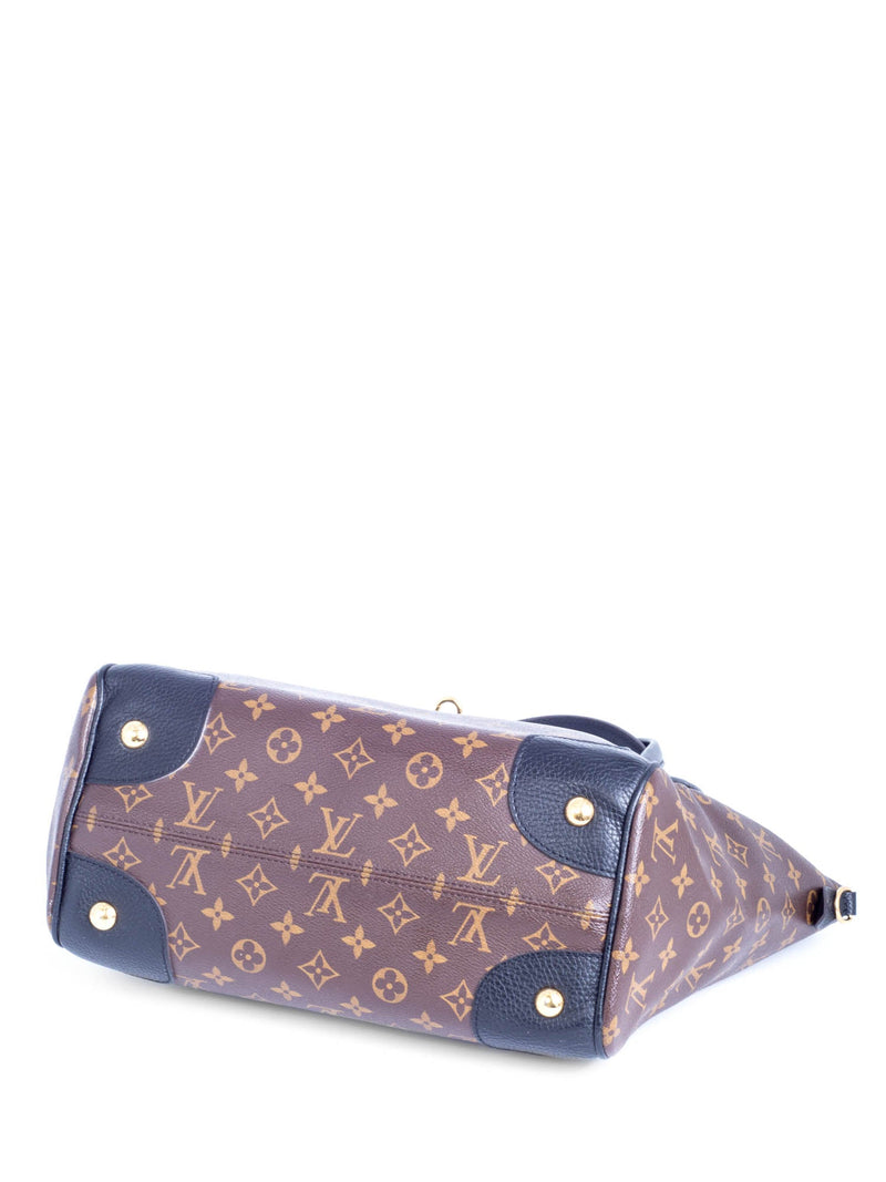 Louis Vuitton Monogram Leather Estrela NM Shopper Bag Brown Black-designer resale