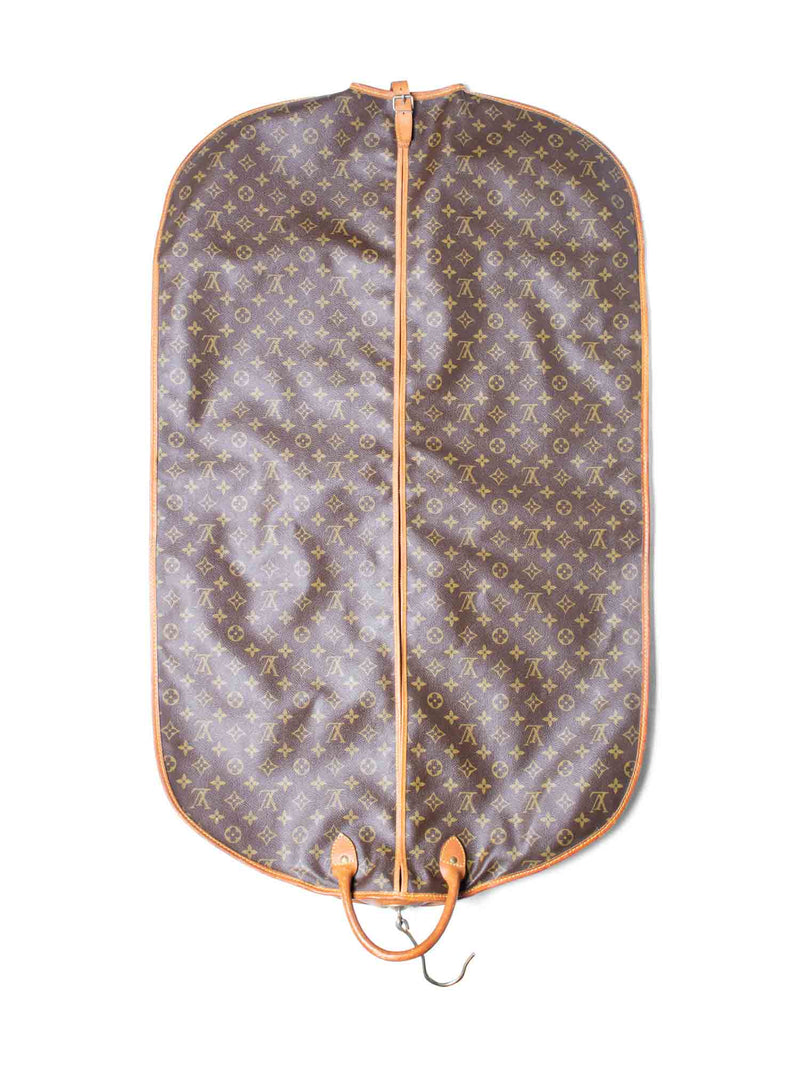 Louis Vuitton Monogram Leather Garment Bag Brown