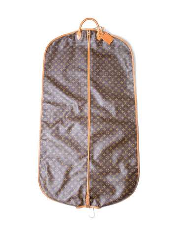 Louis Vuitton Monogram Leather Garment Bag Brown-designer resale