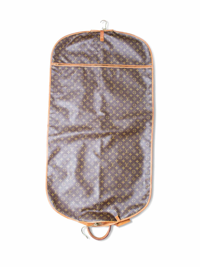 Louis Vuitton Monogram Leather Garment Bag Brown-designer resale