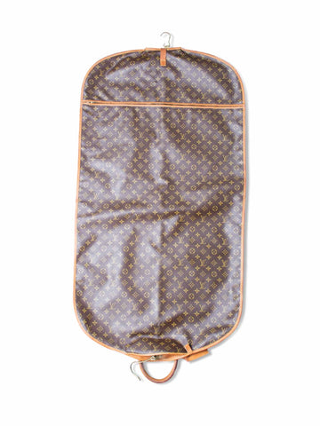 Louis Vuitton Monogram Leather Garment Bag Brown-designer resale