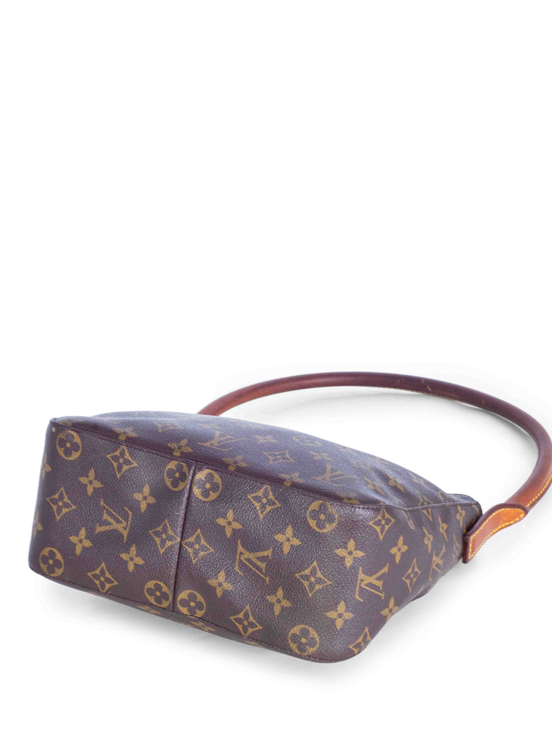 Louis Vuitton Monogram Looping MM Shoulder Bag Brown-designer resale