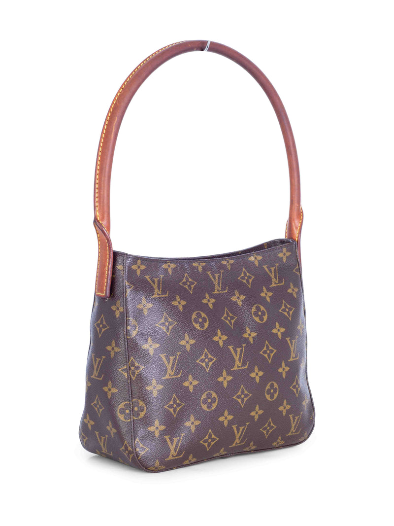 Louis Vuitton Monogram Looping MM Shoulder Bag Brown
