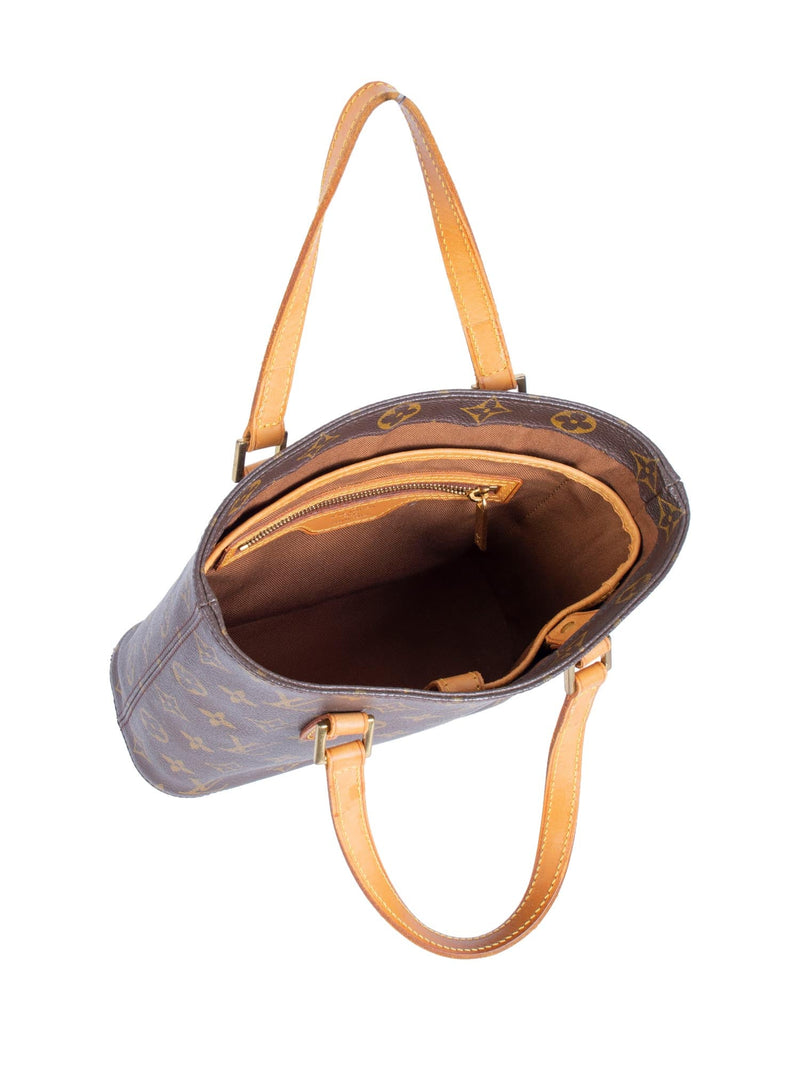 Louis Vuitton Monogram Mini Bucket Bag Brown