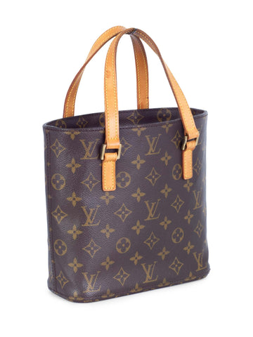 Louis Vuitton Monogram Mini Bucket Bag Brown-designer resale