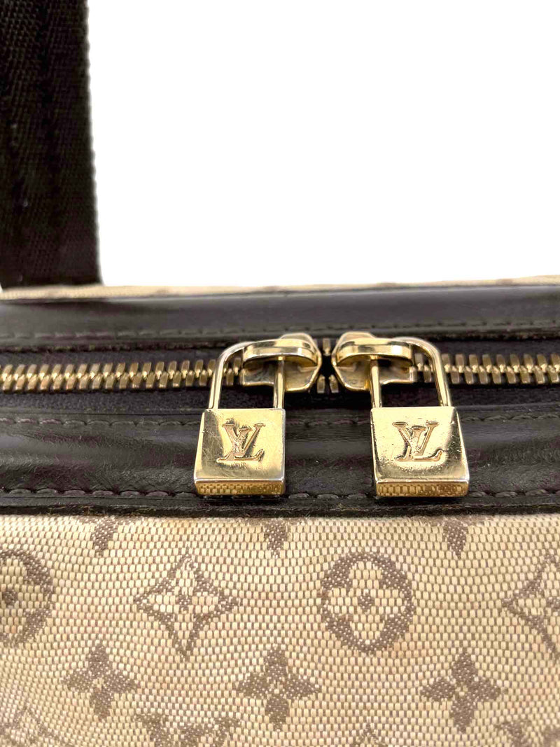 Louis Vuitton Khaki Monogram Mini Lin Compact Wallet Louis Vuitton