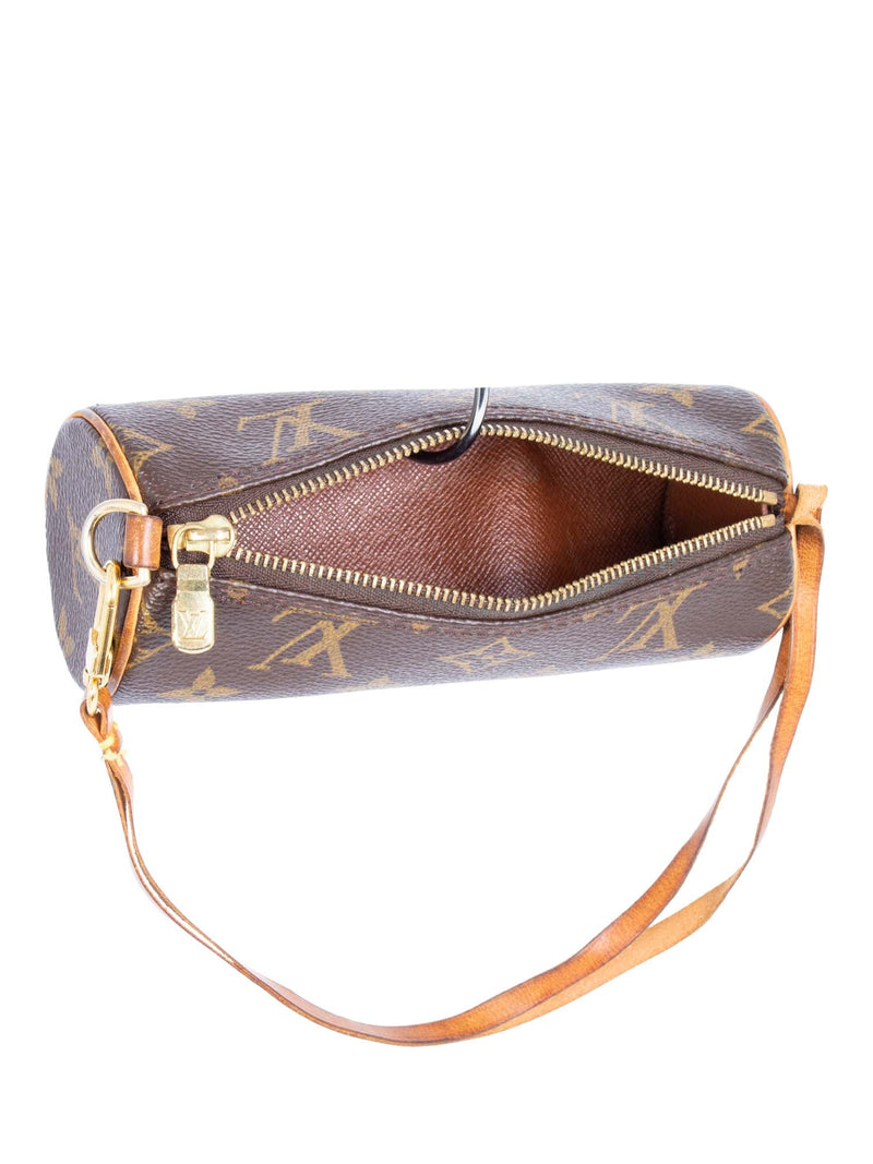 VolcanmtShops, Louis Vuitton Monogram Mini Pouch For Papillon Bag Hand Bag
