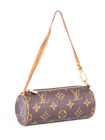 Louis Vuitton Monogram Mini Papillon Pochette Bag Brown-designer resale