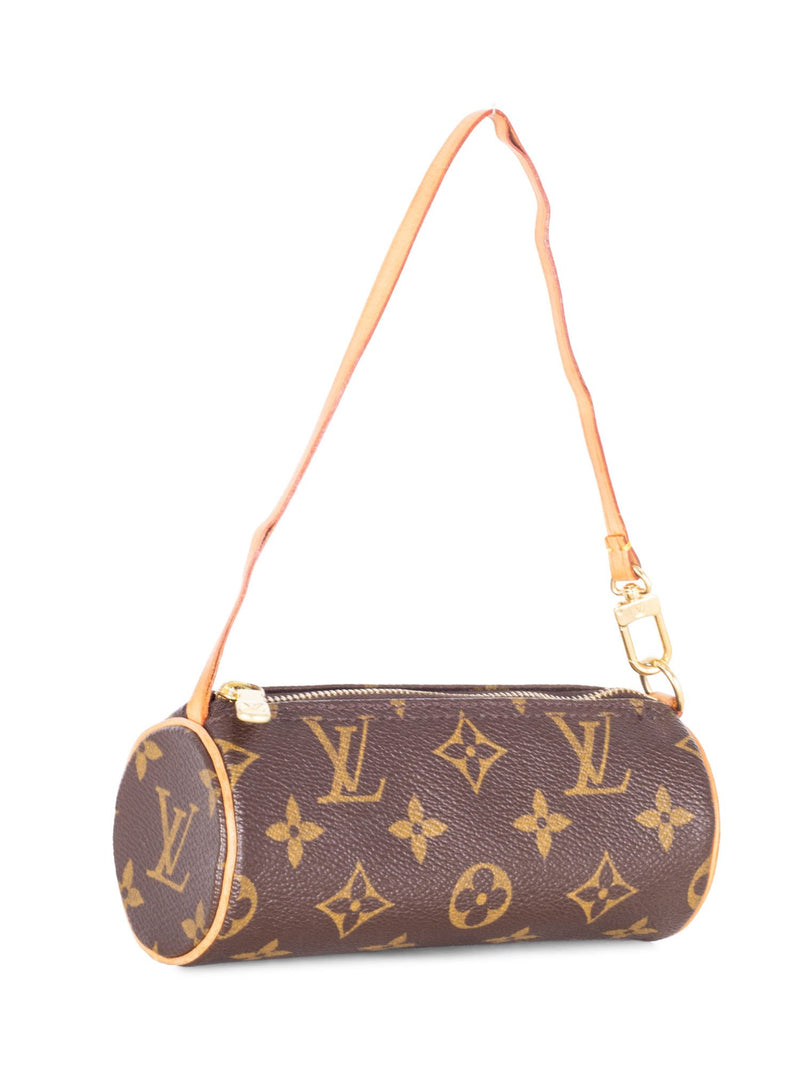 Louis Vuitton Monogram Mini Papillon Pochette Bag Brown-designer resale