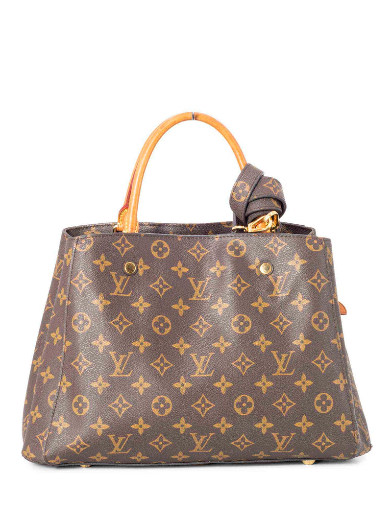 Louis Vuitton Monogram Montaigne BB Bag Brown