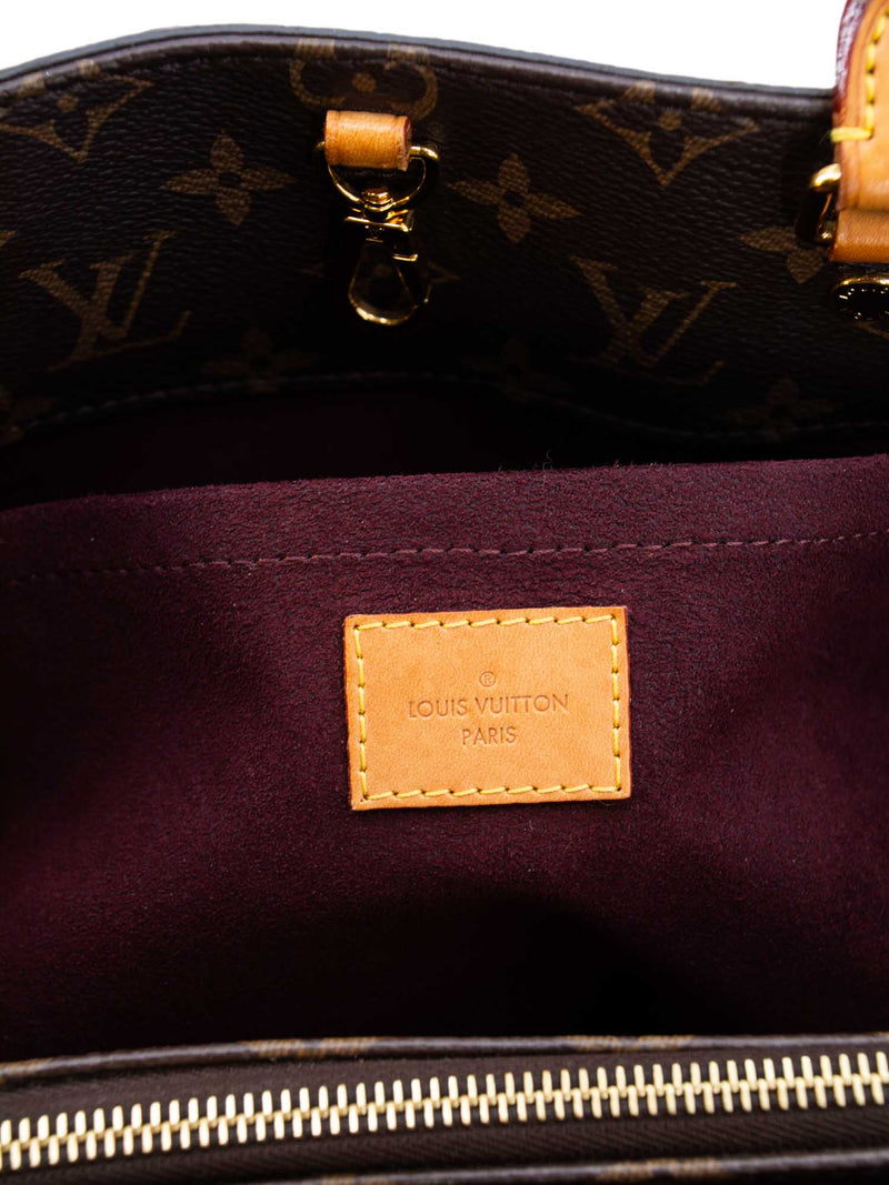 Louis Vuitton Monogram Montaigne MM Bag Brown-designer resale