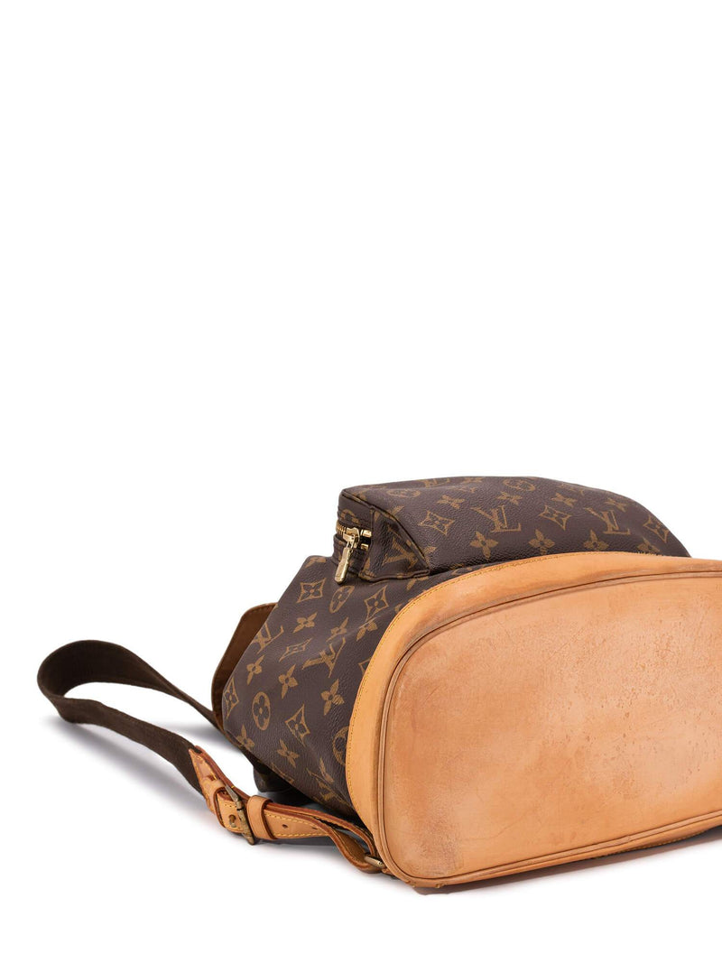 Louis Vuitton Montsouris Gm Brown Canvas Backpack Bag (Pre-Owned)