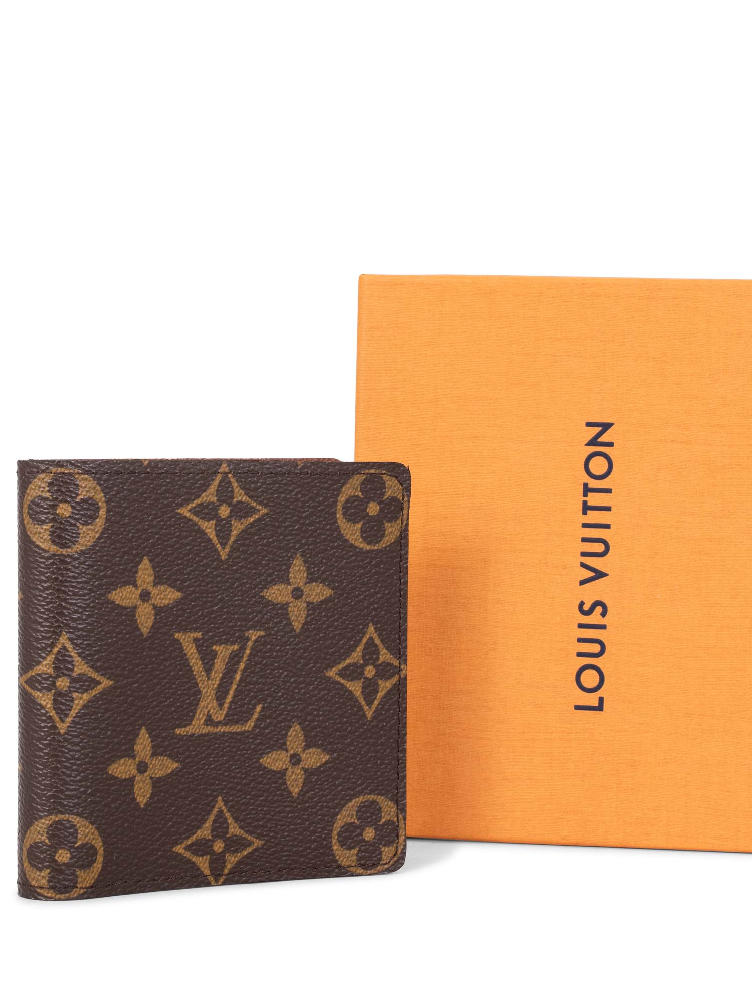 Louis Vuitton Monogram Multiple Wallet Brown-designer resale