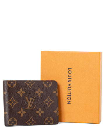 Louis Vuitton Monogram Multiple Wallet Brown-designer resale