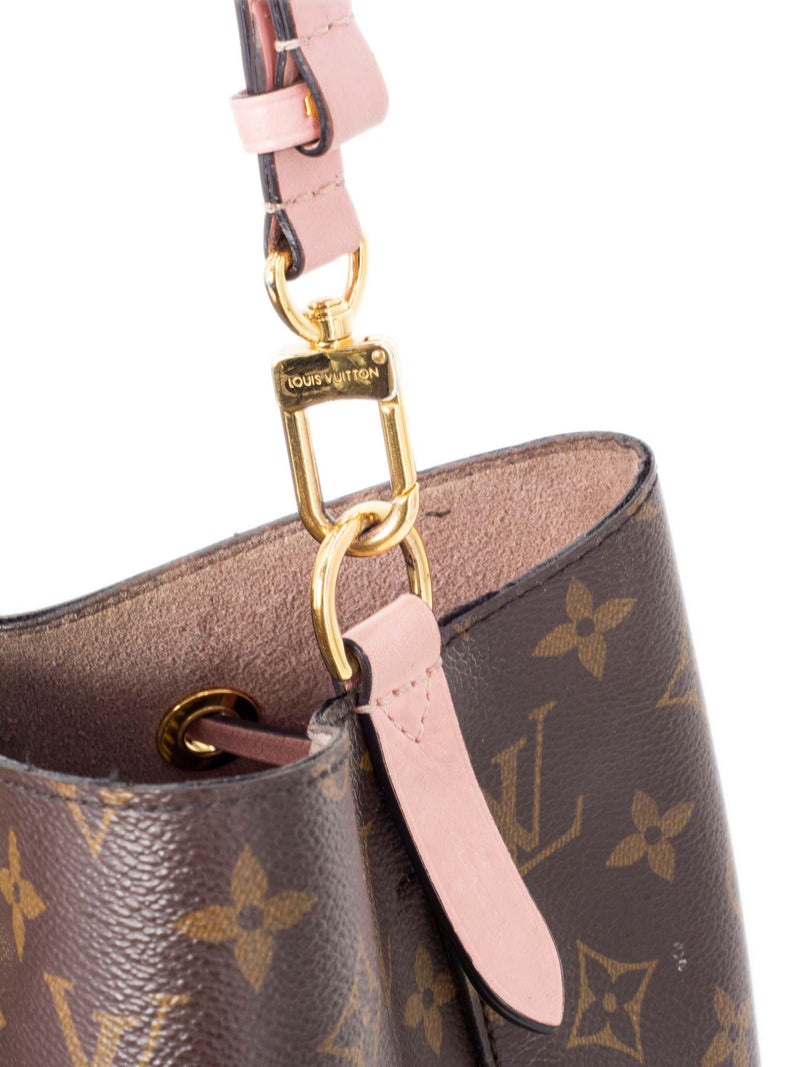 Louis Vuitton Monogram Neonoe MM Rose Poudre Brown