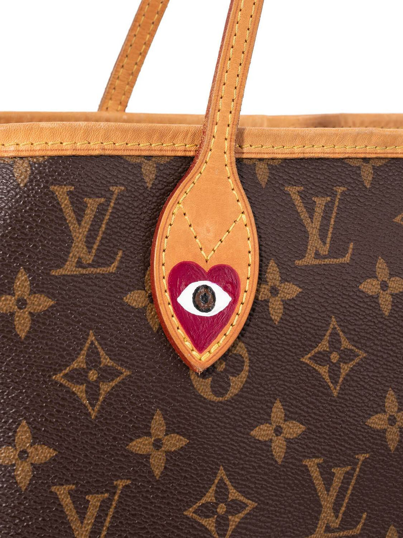 Louis Vuitton Monogram Neverfull Bag MM Brown-designer resale