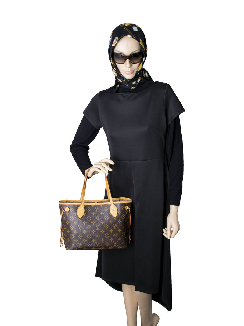 Louis Vuitton Monogram Neverfull Bag PM Brown-designer resale