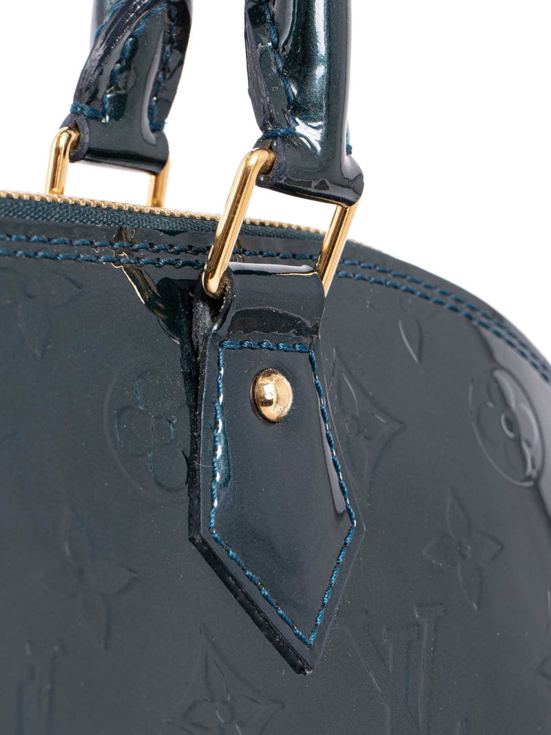 Louis Vuitton Alma GM Women's Beige Patent Leather Monogram