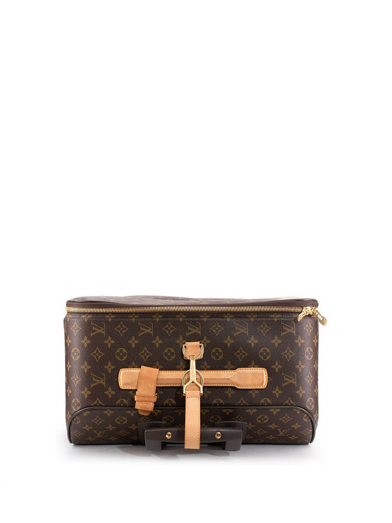 Louis Vuitton Monogram Pegase Luggage Bag 45 Brown-designer resale