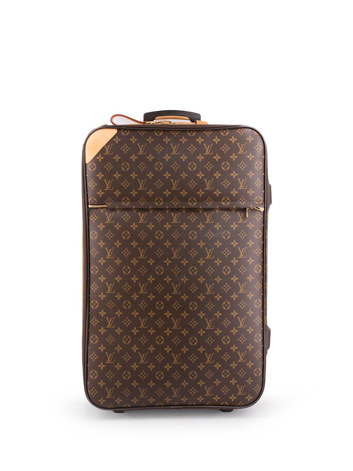 Louis Vuitton Monogram Pegase Luggage Bag 45 Brown-designer resale