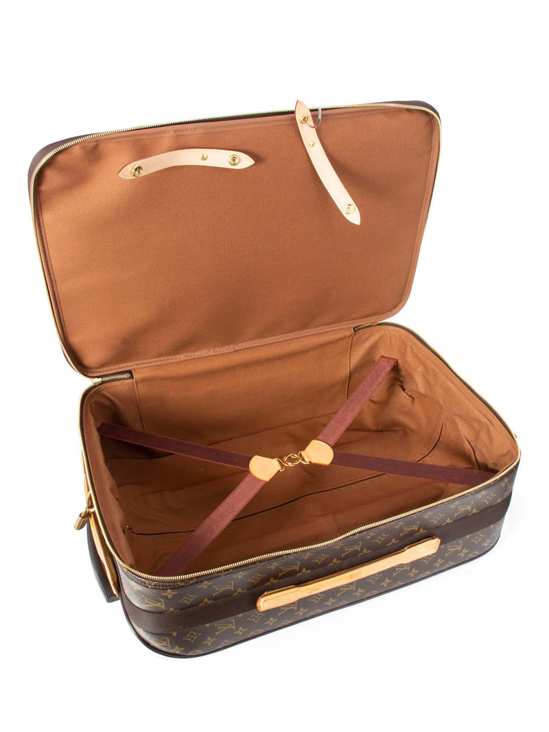 Louis Vuitton Monogram Pegase Roller Luggage Bag 55 Brown-designer resale