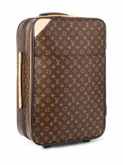 Louis Vuitton Pegase Trolley Suitcase 55 Brown Cloth ref.492211 - Joli  Closet