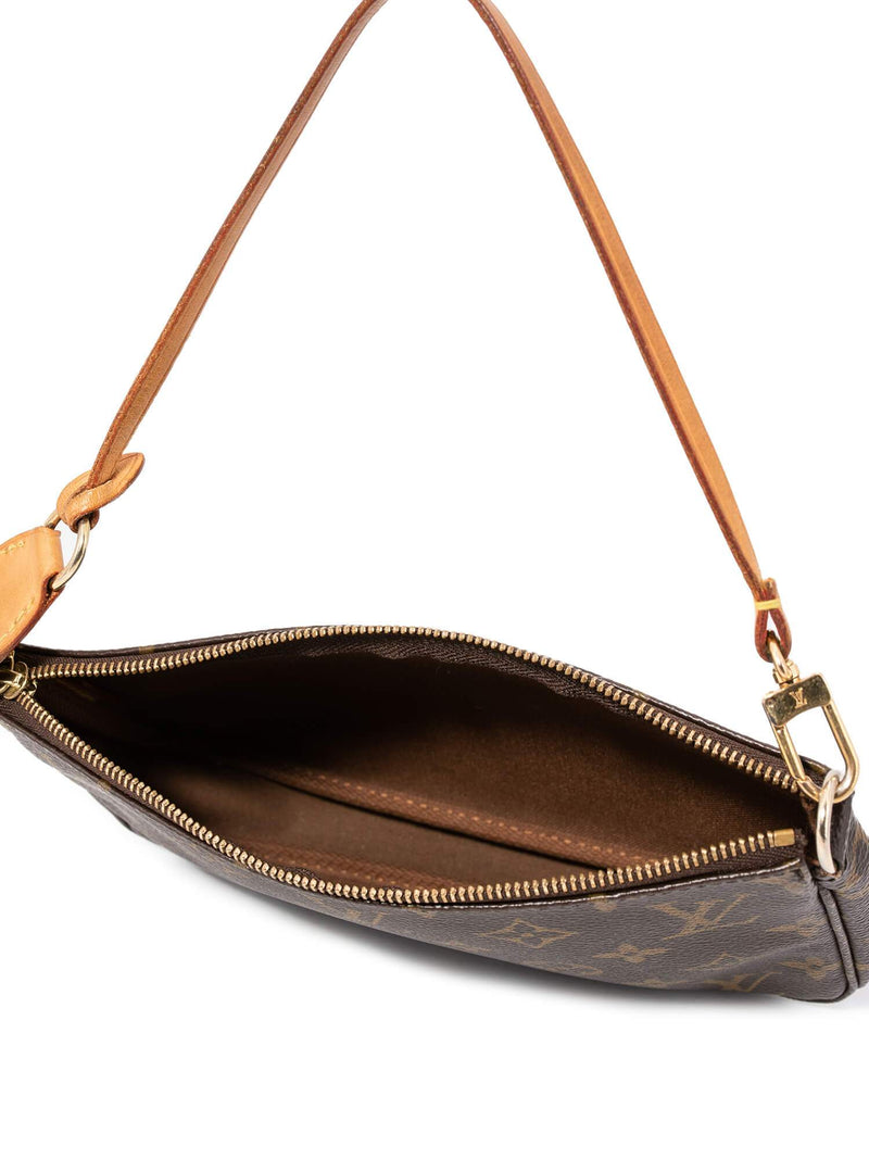 Louis Vuitton Monogram Pochette Bag Brown-designer resale