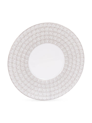 Louis Vuitton Monogram Porcelain Decorative Plates Set 2 White-designer resale