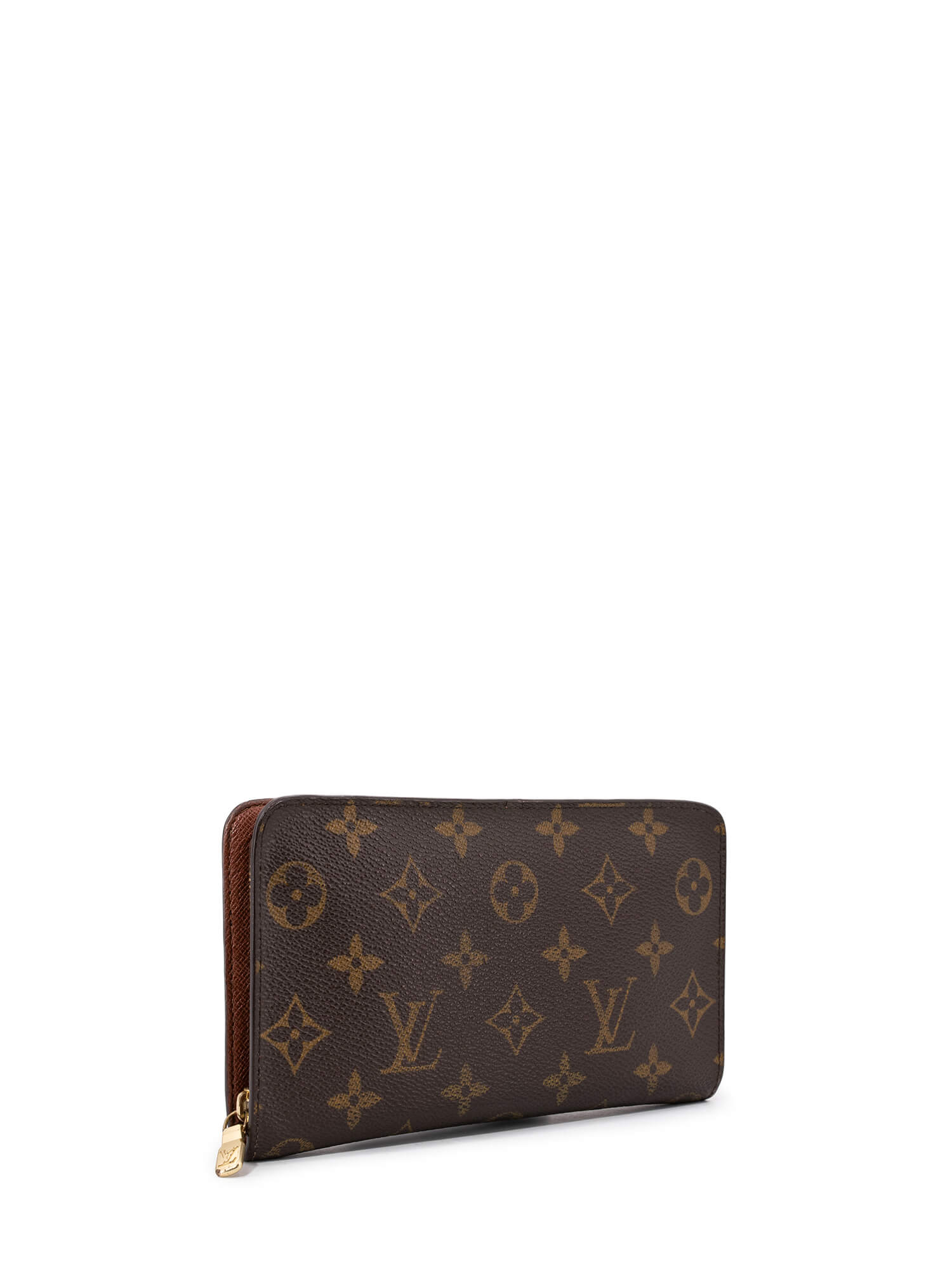 Louis Vuitton Monogram Porte-Monnaie Zippy Wallet Brown-designer resale