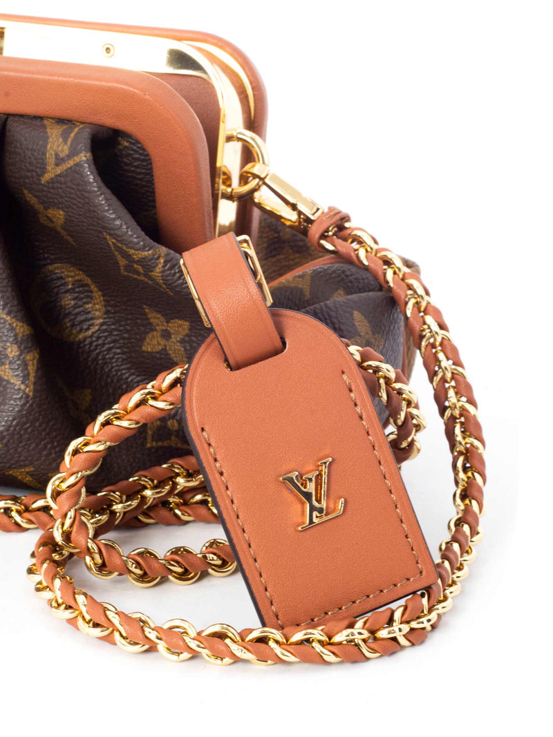 Louis Vuitton Monogram Reverse Boursicot EW Messenger Bag Brown-designer resale