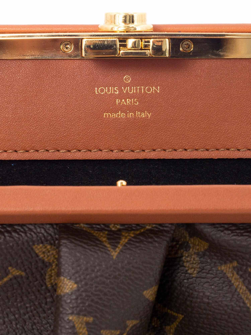 Louis Vuitton Monogram Reverse Boursicot EW Messenger Bag Brown
