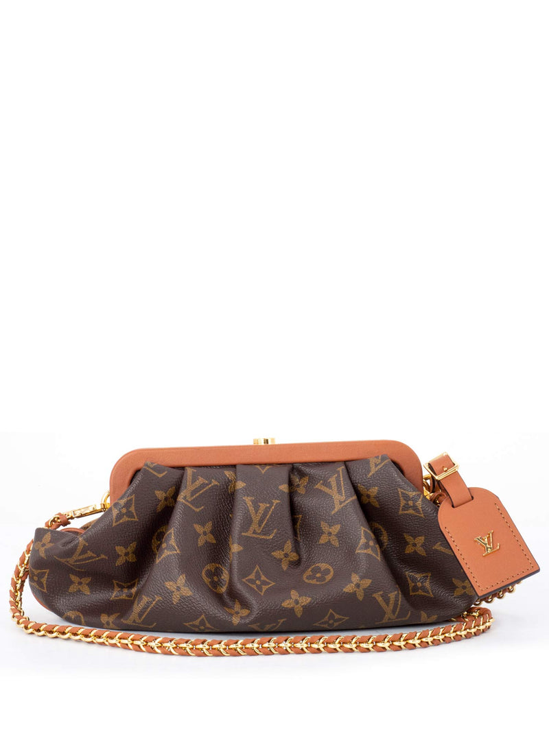 Louis Vuitton Monogram Reverse Boursicot EW Messenger Bag Brown